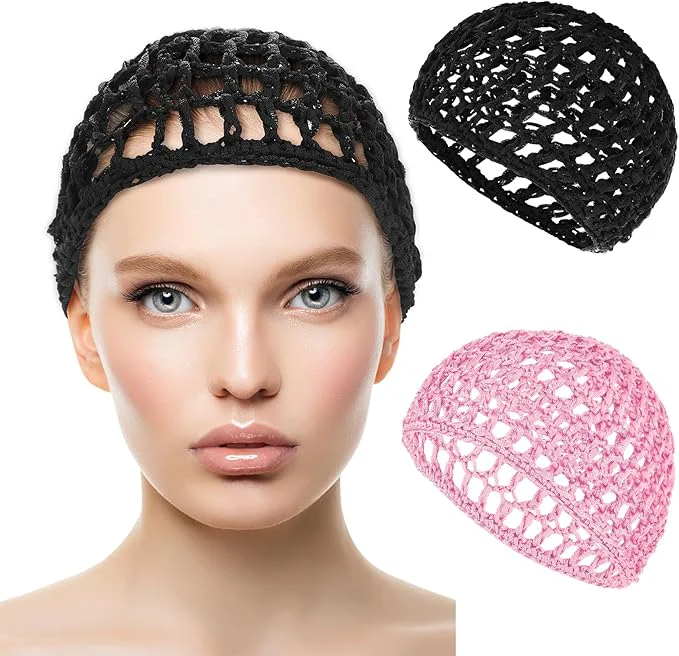Minimalist WLLHYF Wig Cap Thick Long Hair Caps Adjustable Net Mesh Braided Weaving Making Smooth