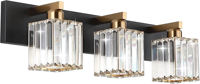 Practical Aipsun Crystal Vanity Light Bathroom Lighting Fixtures 3 Light Modern Vanity Expertly Made