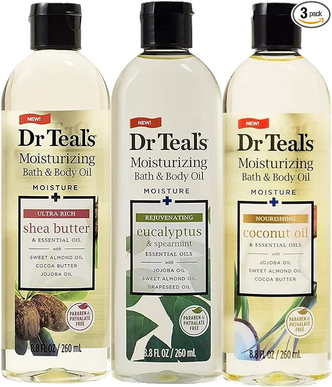 Flexible Dr. Teals Bath Body Oil Variety Gift Set Original Design