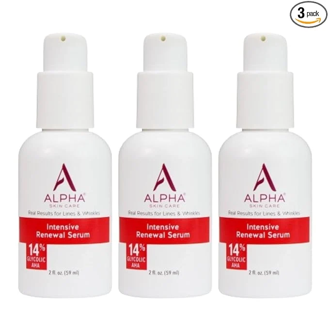 Unique Alpha Skin Care Renewal Serum 14 Glycolic AHA Anti-Aging Formula Alpha First-Class