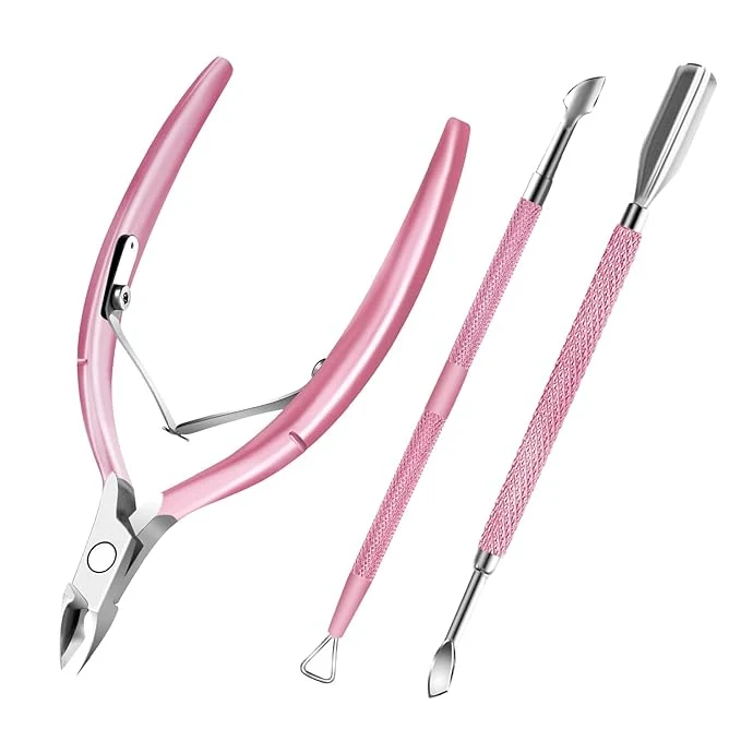 Original Cuticle Trimmer with Cuticle Pusher and Scissors Cuticle Remover Professional Authentic
