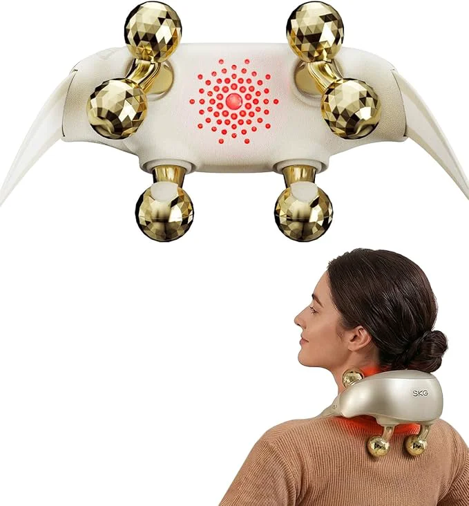 Smooth SKG H7 Ultra E Neck Massager for Pain Relief Deep Tissue Shiatsu Cordless Neck High-End