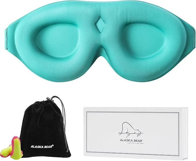 Pure ALASKA BEAR Blackout Sleep Mask Luxury