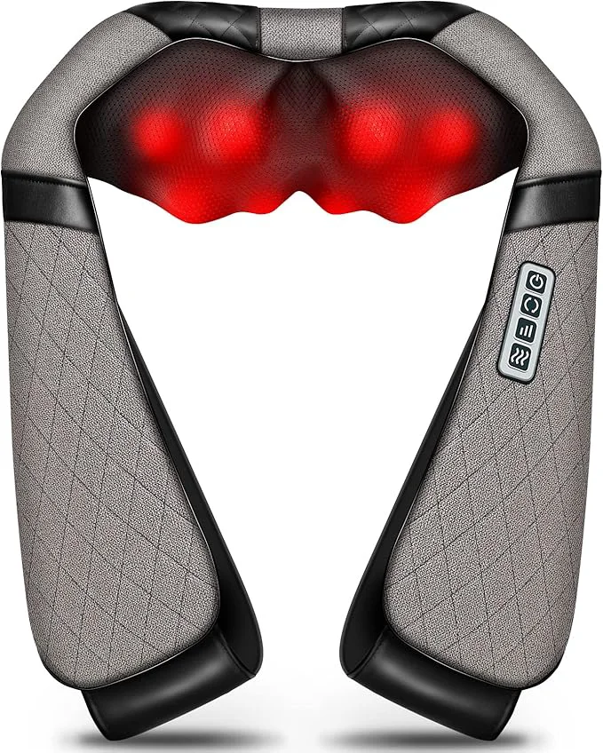 Selected Blue Elf Shiatsu Electric Neck Back Massager Pillow 3D Kneading Proven