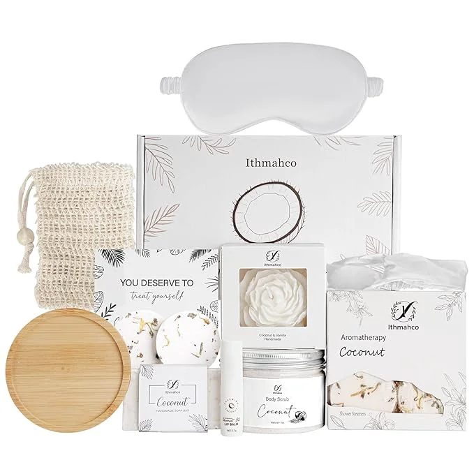 Healthy Mothers Day Spa Gifts for Women Bath and Body Gift Basket Birthday Gifts for Smooth