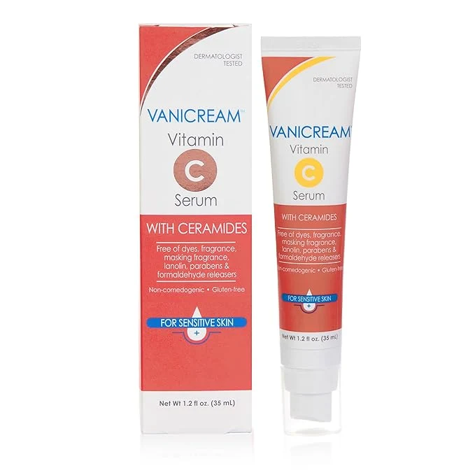 Traditional Vanicream Vitamin C Serum 1.2 Fl Oz Formulated without Common Irritants Green