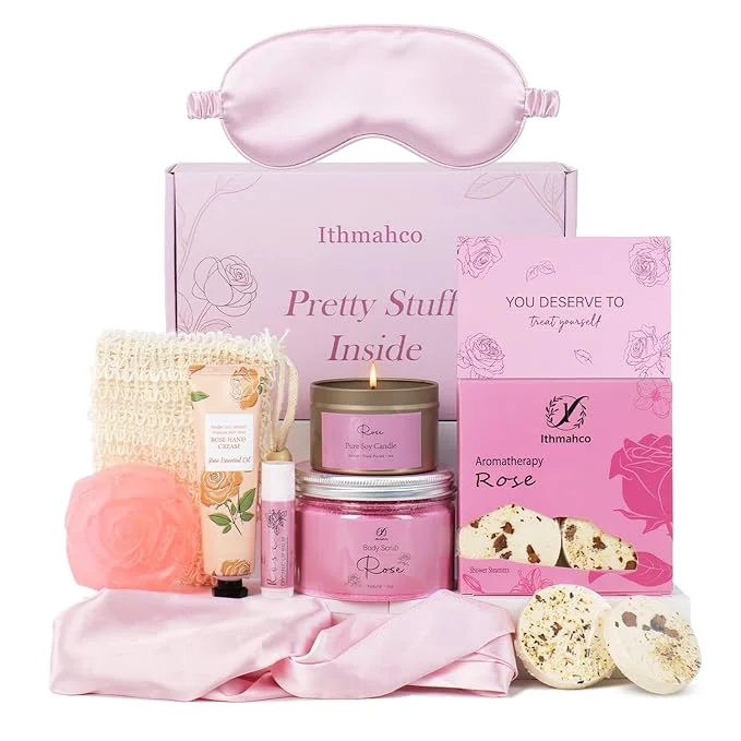 Fashionable Mothers Day Spa Gifts for Women Bath Gift Baskets Birthday Relaxing Spa Self Classic