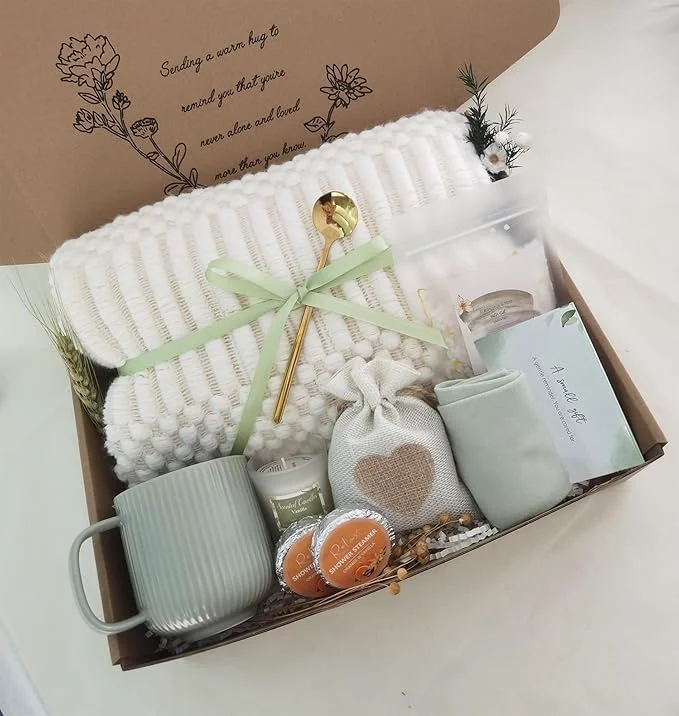 Premium Get Well Soon Gift Basket- Relaxation Mothers Day Self Care Package After Sophisticated