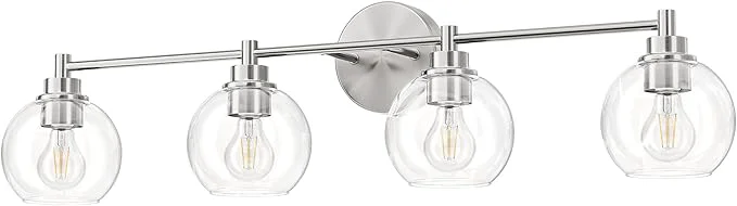 Trusted VONLUCE Bathroom Light Fixtures 4-Light Vanity Light Elite