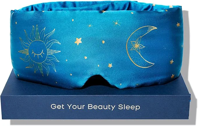 Official Fleur Yang Silk Sleep Mask Adjustable Blackout Sleeping Mask Lightweight