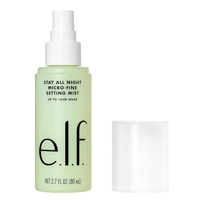Crafted e.l.f. Stay All Night Micro-Fine Setting Mist Hydrating Refreshing Makeup Premium