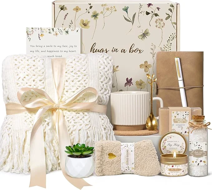 Detailed Birthday Gifts for Women Get Well Soon Self Care Package Box Sending Hug Organic