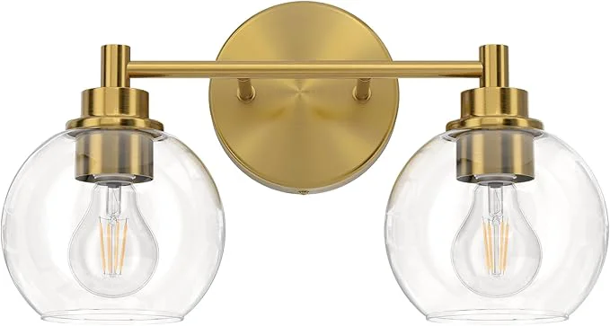 Prestigious VONLUCE Bathroom Light Fixtures 2-Light Vanity Light Elegant