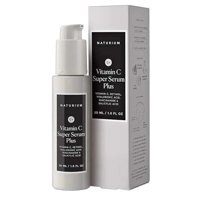 Original Naturium Vitamin C Super Serum Plus Smoothing Face Care plus Retinol Refined