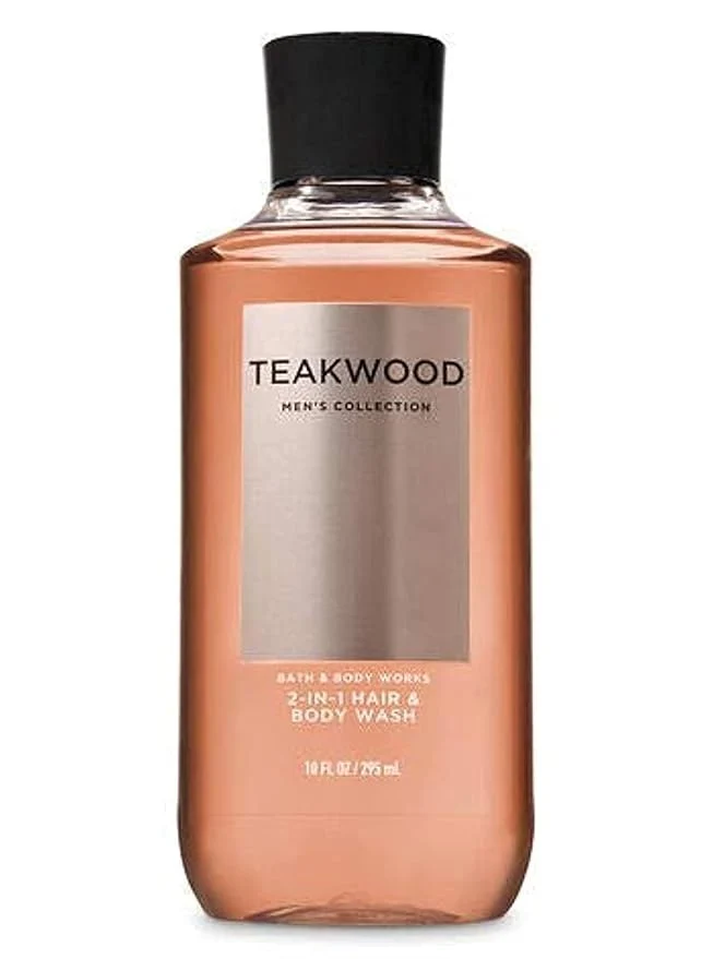 Smart Bath and Body Works Signature Collection Teakwood 2-in-1 Hair Body Wash Original Design