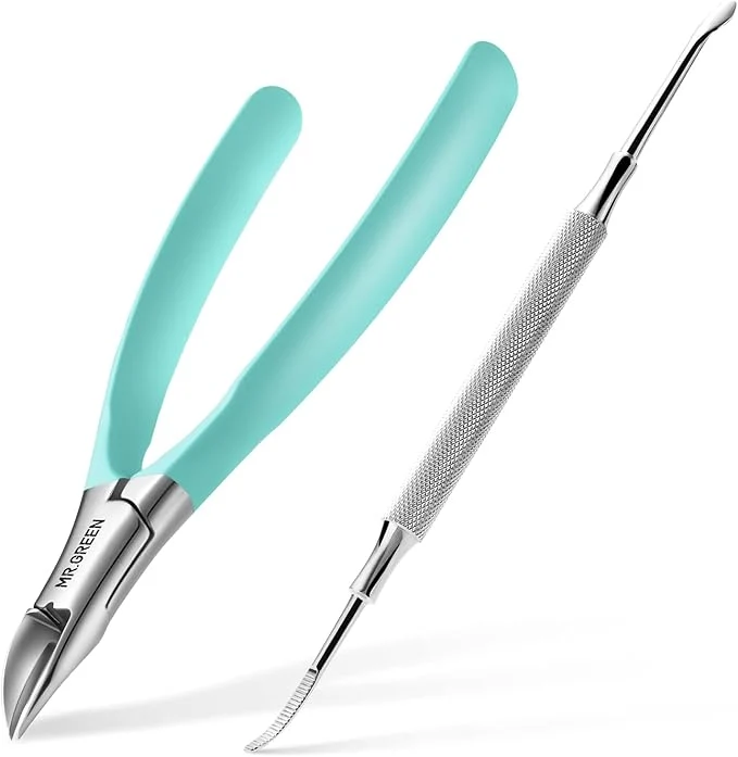 Fast MR.GREEN Toenail Clippers Stainless Steel Ingrown Nail Cutter Thick and Hard Relaxed