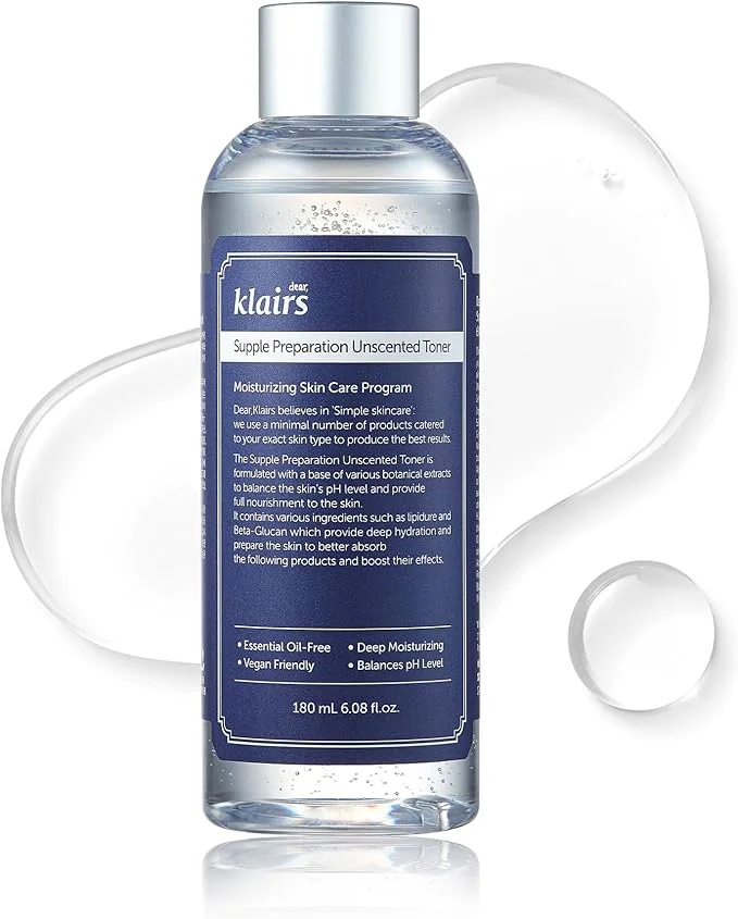 Superior Dear Klairs Unscented Toner Non-Irritation Breathable