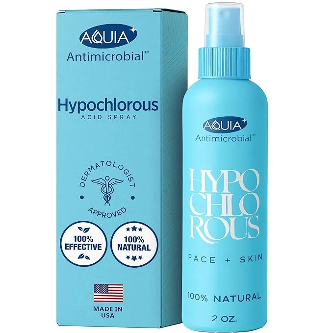 Dependable Hypochlorous Acid Spray for Face and Skin Facial Cleanser 2oz Face Mist Smart