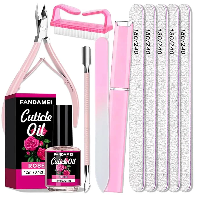 Sustainable FANDAMEI Manicure Kit For Women Nail Care Kit Top-Quality
