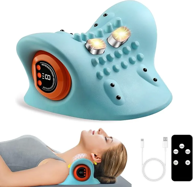Specialty Multifunctional Neck Massager Relieves Neck Fatigue 6 Massage Intensity Levels Effective