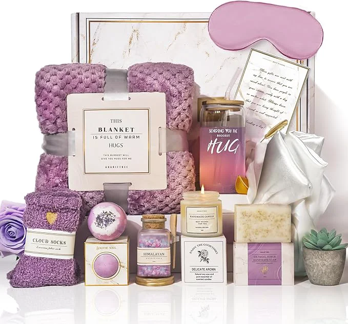 Relaxed AHAGIFTREE Gift Baskets For Women Mother’s Day Thinking Of you Gifts for Women Convenient