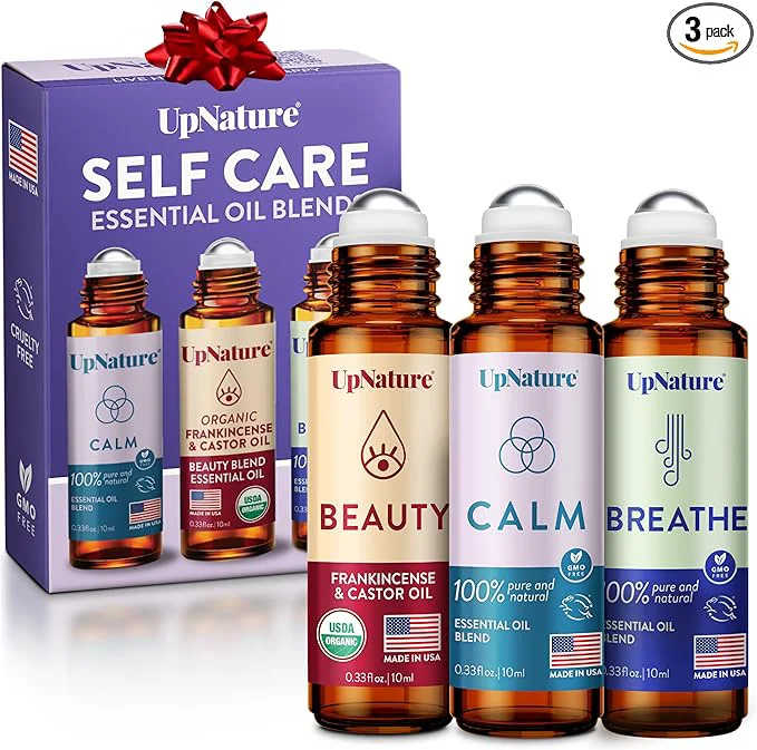 Flexible UpNature Self Care Essential Oil Roll On Set – Gifts Innovative