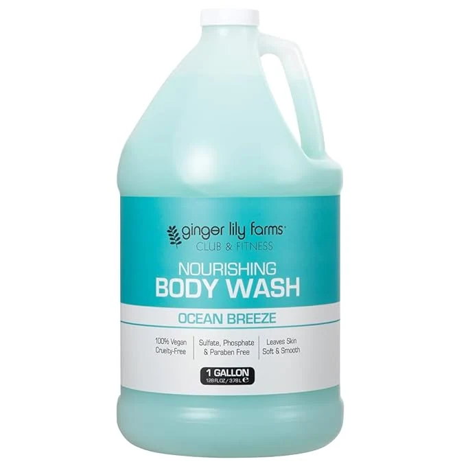Quality Ginger Lily Farms Club Fitness Nourishing Body Wash Vegan Cruelty- Flexible