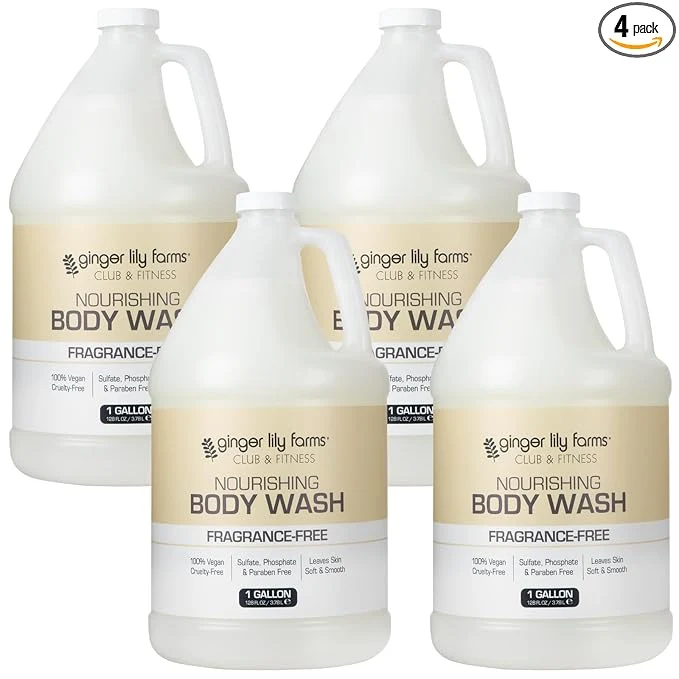 Trusted Ginger Lily Farms Club Fitness Nourishing Body Wash Vegan Cruelty- Natural