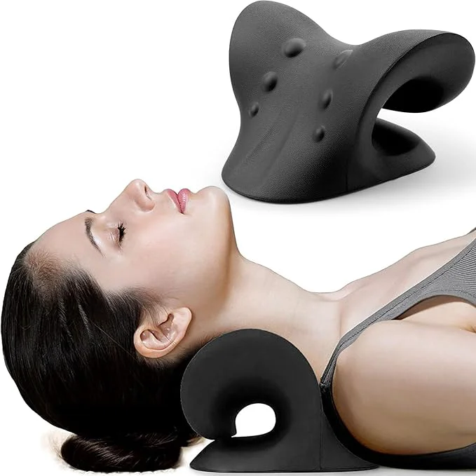 Unique RESTCLOUD Neck and Shoulder Relaxer Cervical Traction Device Specialty