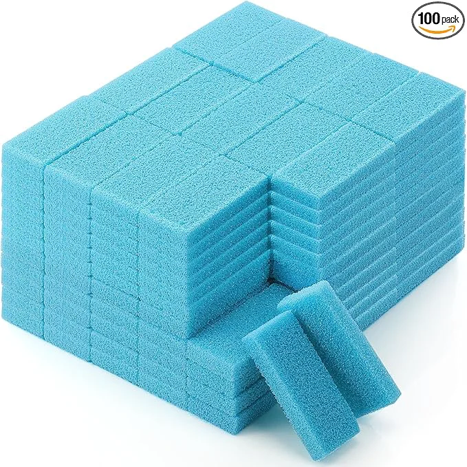 Optimized Batiyeer 100 Pcs Pumice Stone for Feet Scrubber Dead Skin Disposable Pedicure Secure