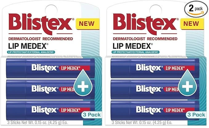 Quality Blistex Lip Medex Stick 0.15 oz Each Advanced Hydration Medicated Relief High-Grade