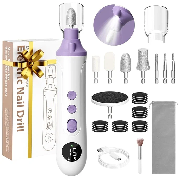 Innovative Professional Manicure Pedicure Kit Cordless Electric Nail File Specialty
