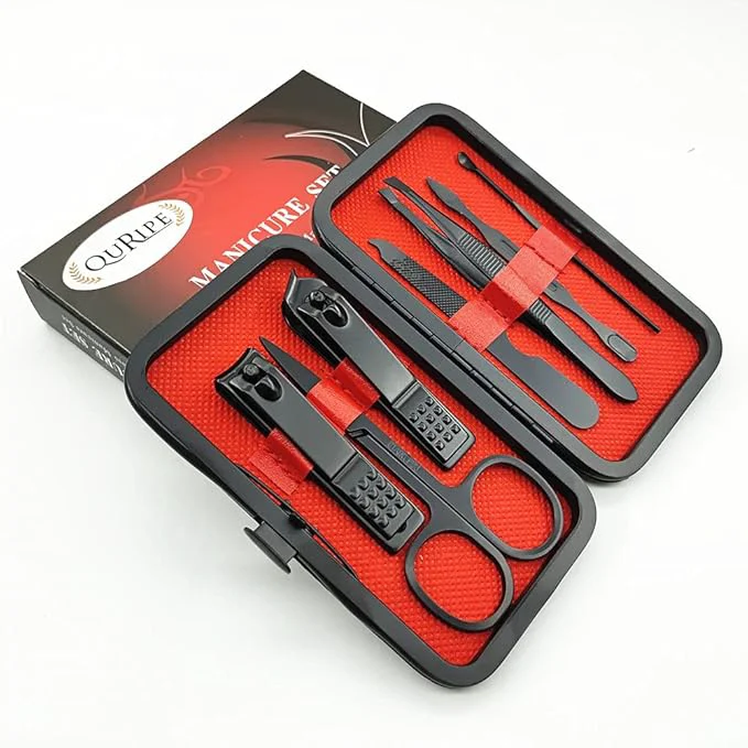 Consistent QURIPE 7pcs Manicure Set Nail Clippers Kit Stainless Steel Manicure Kit Exclusive