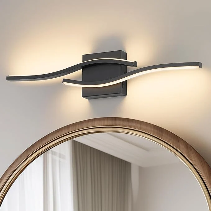 Genuine Joossnwell Vanity Light for Bathroom Lighting Fixtures Over Mirror Black Fashionable