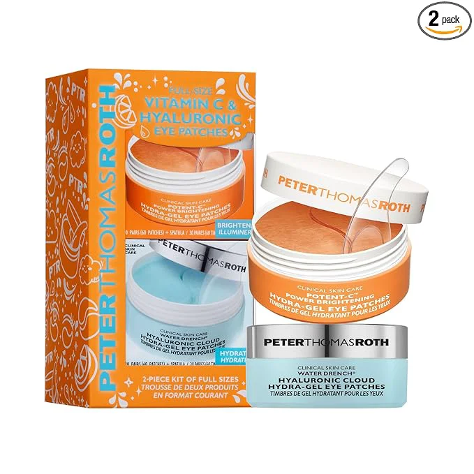 High-Quality Peter Thomas Roth Full-Size Vitamin C Hyaluronic Eye Patches 2-Piece Kit Quality