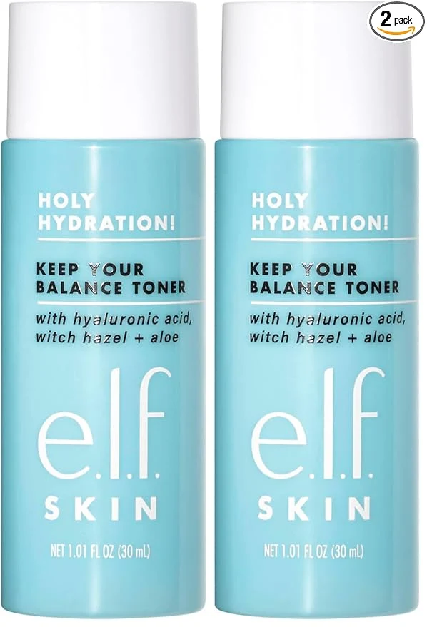 Elegant e.l.f. Skin Holy Hydration Keep Your Balance Toner Mini Refreshing Removes Consistent