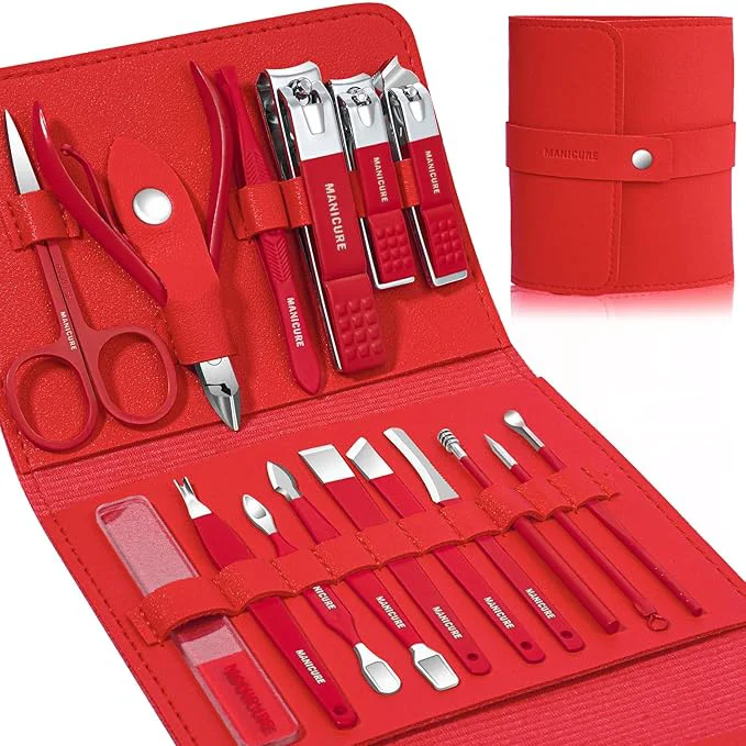 Optimized Manicure Set Professional Nail Clippers Pedicure Kit Sophisticated