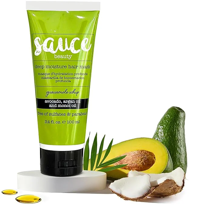 Fast SAUCE BEAUTY Deep Conditioning Hair Mask Guacamole Whip Hair Mask Unique