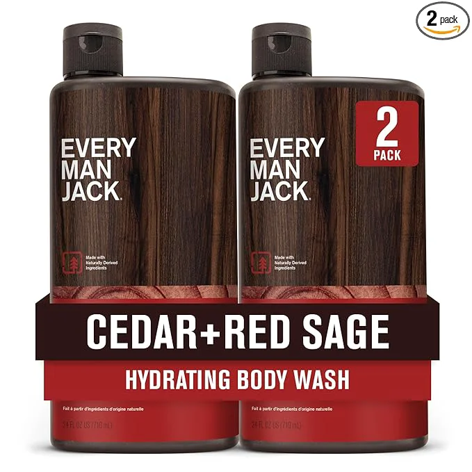 Quality Every Man Jack Nourishing Cedar Red Sage Mens Body Wash Fine