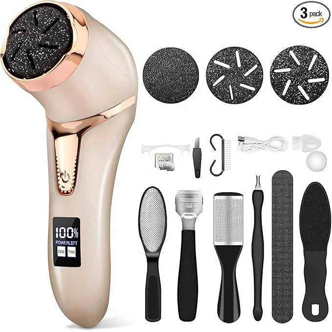 Smart Callus Remover for Feet Portable Pedicure Kit Foot File Callus Remover Elite