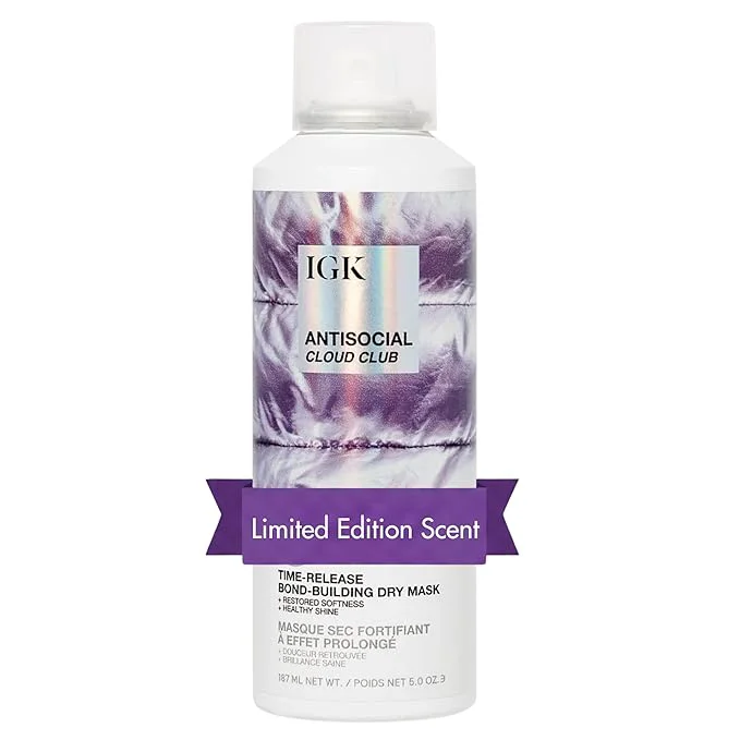 Premium Material IGK Antisocial Cloud Club Dry Hair Mask Limited-Edition Scent Leave-In Dry Flexible