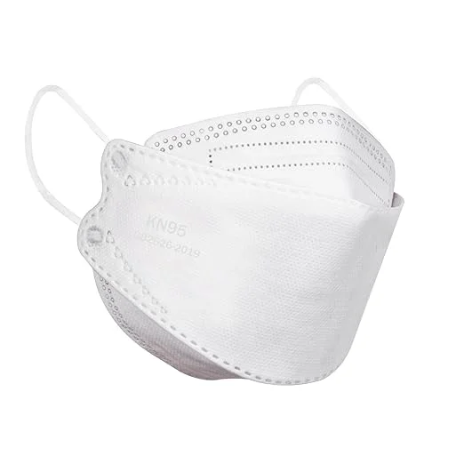 Original Borje KN95 Face Masks for Adults 50 Pack 5-Ply White Disposable Face Mask Fine Crafted