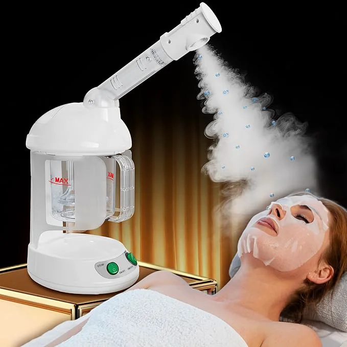 Versatile Easy to Clean Facial Steamer Portable Nano Ionic Face Steamer Environmentally Friendly