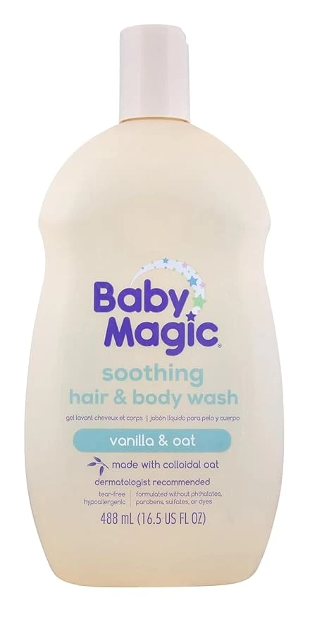 Secure Baby Soothing Hair Body Wash Vanilla Oat Soothes and Cleanses Smooth