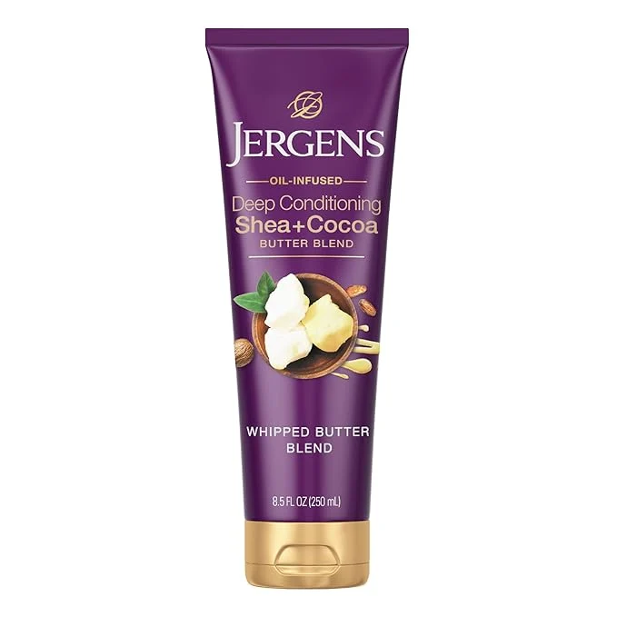 Authentic Jergens Shea and Cocoa Whipped Body Butter Lotion Tone Enriching Hand And Body Dependable