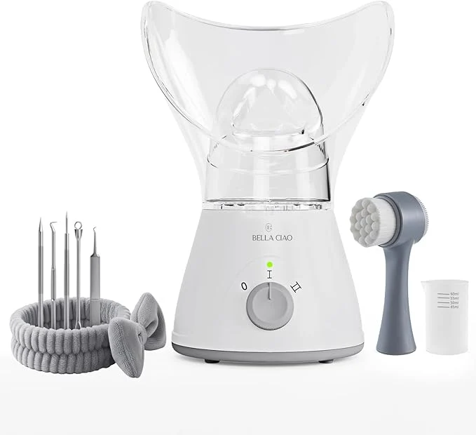Prestigious Bella Ciao 11-Piece Facial Steamer Set – Portable Face Steamer Innovative
