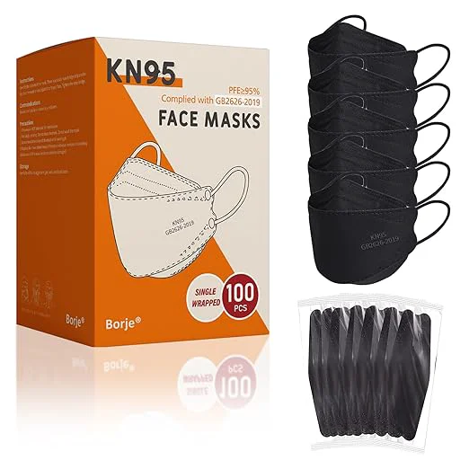 Quality Borje KN95 Face Masks Individually Wrapped Respirator Mask Filter Efficiency Optimized