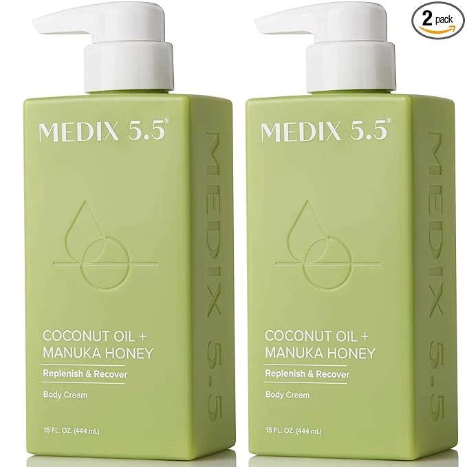 Smart MEDIX 5.5 Coconut Oil Lotion W Manuka Honey Cream Skin Care Face Moisturizer User-Friendly