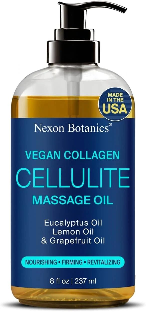 Contemporary Anti-Cellulite Massage Oil for Massage Therapy 8 fl oz Proven