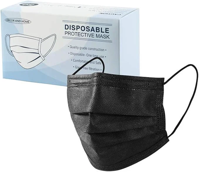 Responsible Disposable Face Masks 50 Pack Single Daily Use Face Mask Classic